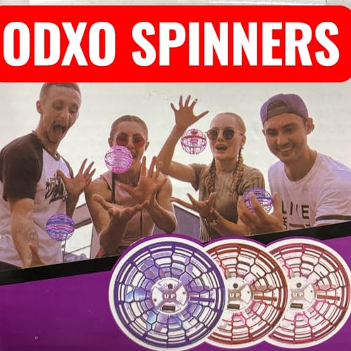 Image of Magic Flying /Throwing Orb Ball |360 Rotating Hand-Controlled Spinner| with Small remot for on and Off | USB Rechargeable Hover Ball for Kids & Adults | Safe, Lightweight & Fun Gift