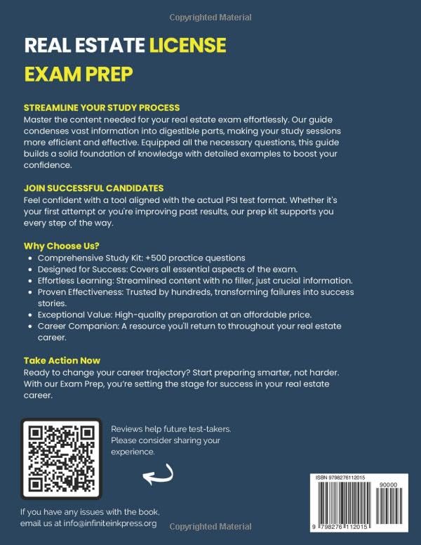 Illinois Real Estate License Exam Prep: Your Complete Study Solution with In-Depth Knowledge, 500 Expertly Explained Questions and Proven Test Strategies - Image 2