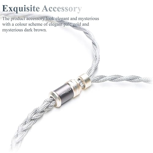 Miniatura 3 de He1000se Cable Susvara Cable He6se Sundara Cable Dos 0.138 in Enchufe 6N de cristal único Ananda Balanced Cable para HIFIMAN Ananda Cable de