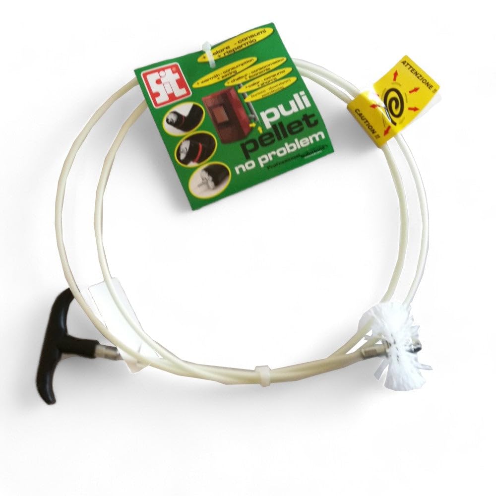 Kit scovolo Pulizia Canna fumaria stufe a Pellet pulipellet Eco Diametro 80-100mm Lunghezza cm 300