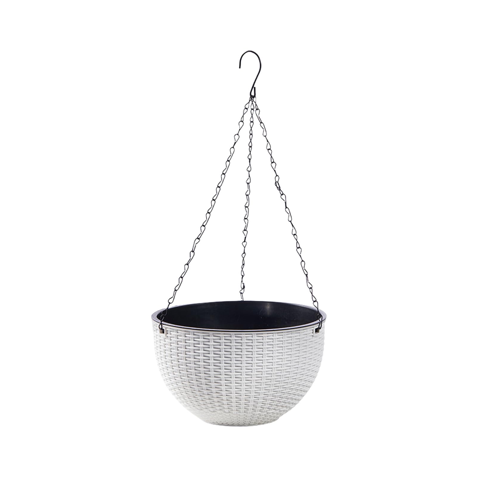 CRFFZ Stable Metal Hanging Flower Pot for Vertical Gardens Indoor Porch Decorative Plant Display Accessories Hanging Flower Pots