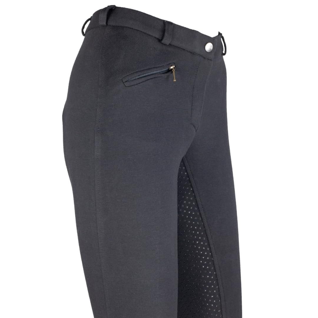 RL24 - Kinder-Reithose Flex Basicline | Reiterhose für Mädchen & Jungen | Silikon-Vollbesatzreithose | hautfreundlich, atmungsaktiv & elastisch | Reitleggings für Kinder | Unisex Reitbekleidung