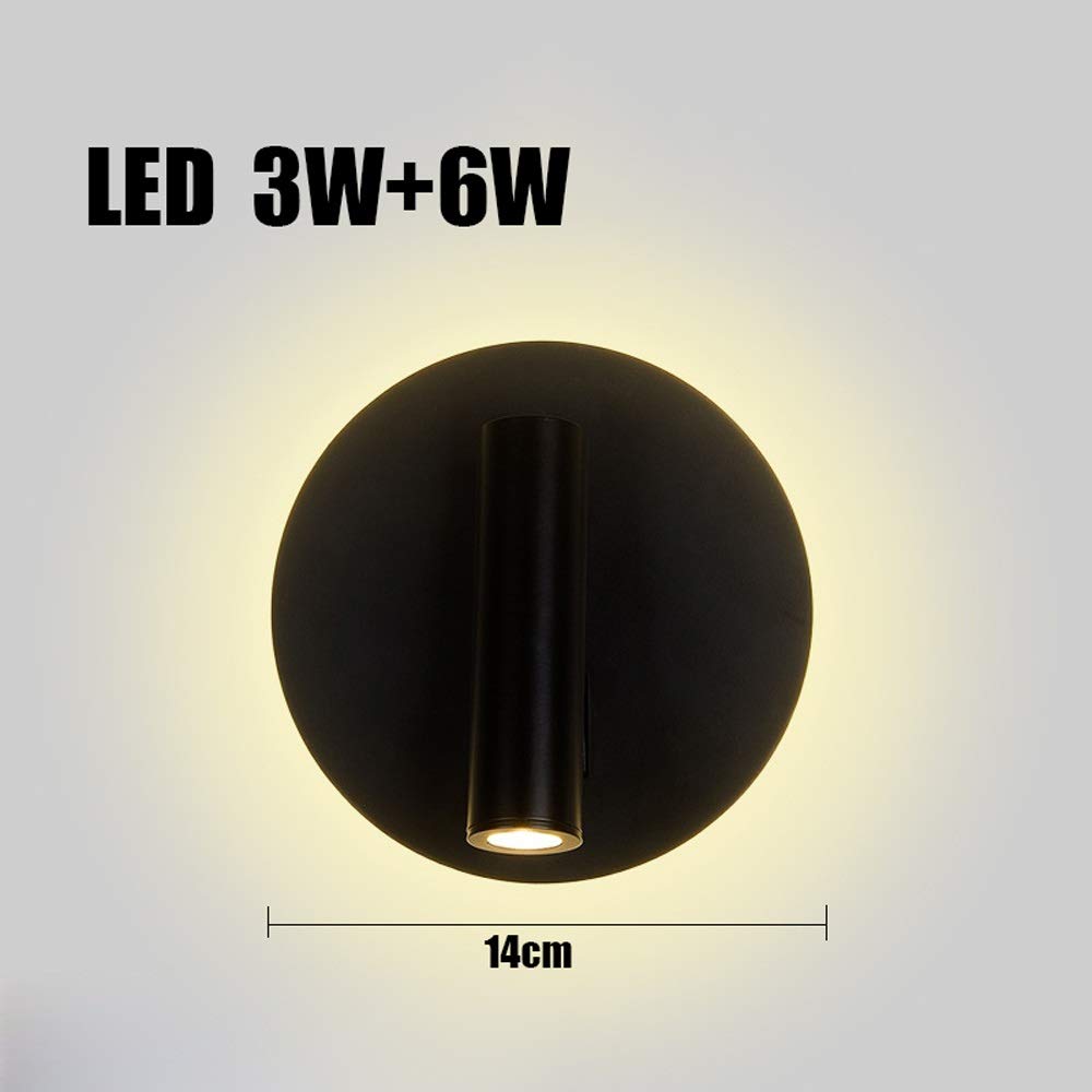 Modern Simplicity Wandleuchten 3W + 6W LED Wandleuchten 6000K 350 ° Rotation Wandlaterne Innenleuchte Nachtlicht Schlafzimmer Nacht Leselampe Wohnzimmer Flur Kunst Balkon Lichter Dekoration needed