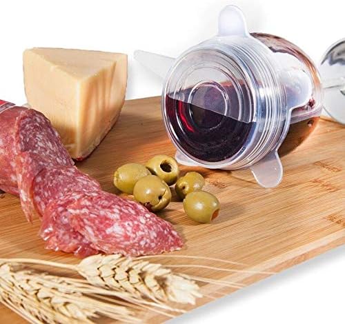 Miniatura 2 de Tapas elásticas de silicona reutilizables Tapa universal Tapa de silicona para alimentos Tapa de recipiente Tapa de olla Cubierta de silicona Sartén