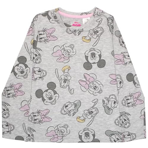 Image of Disney Princess and Minnie Mouse Long Sleeve Tees 3 Pack, Long Sleeve T-Shirt 3-Pack Bundle Set for Girls