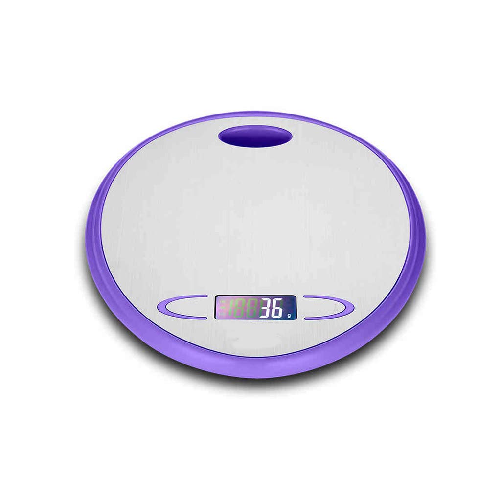 Escala de Cocina Escala electrónica de Alta precisión 0,1 g pesaje Desde 1G-5 Kg Tamaño 215x180x18 mm Unidad G/LB/OZ/IB'OZ/ML hogar Hornear Escala del alimento