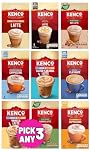 Kenco Instant Coffee Sachets Pick Any 3 packs from 9 Blend Inc: Almond Latte, Vanilla, Oat Latte, Baileys, Cappuccino, Flat White, ICED HOT salted Carmel