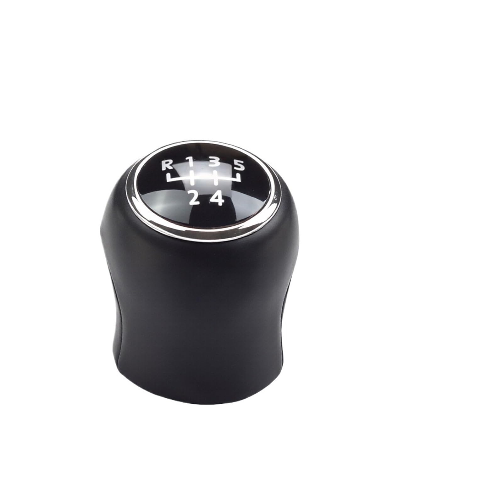 Qwqaab R5-Speed Manual Gear Knob For Vw For Transporter For Multivan For Caravelle T6 T7 2016-2020 Black Manual Gear Shift Knob Pu Gaiter Boot 5/6 Speed(R5-Speed)