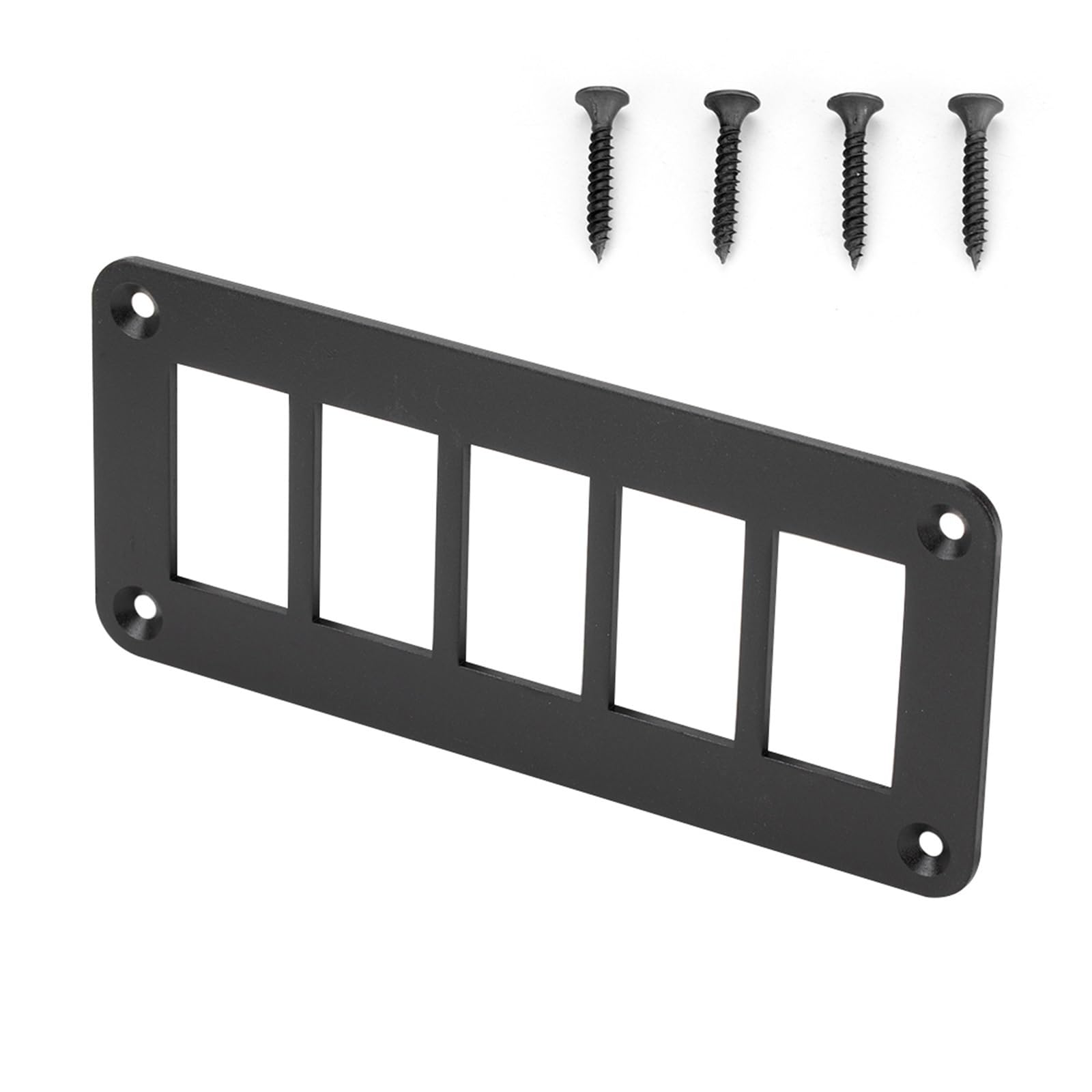 Supporto for alloggiamento pannello interruttore a bilanciere in alluminio a 2/3/4/5 vie adatto for ARB adatto for Carling adatto for Narva adatto for tipo di barca ricambi auto interruttori parti ( C
