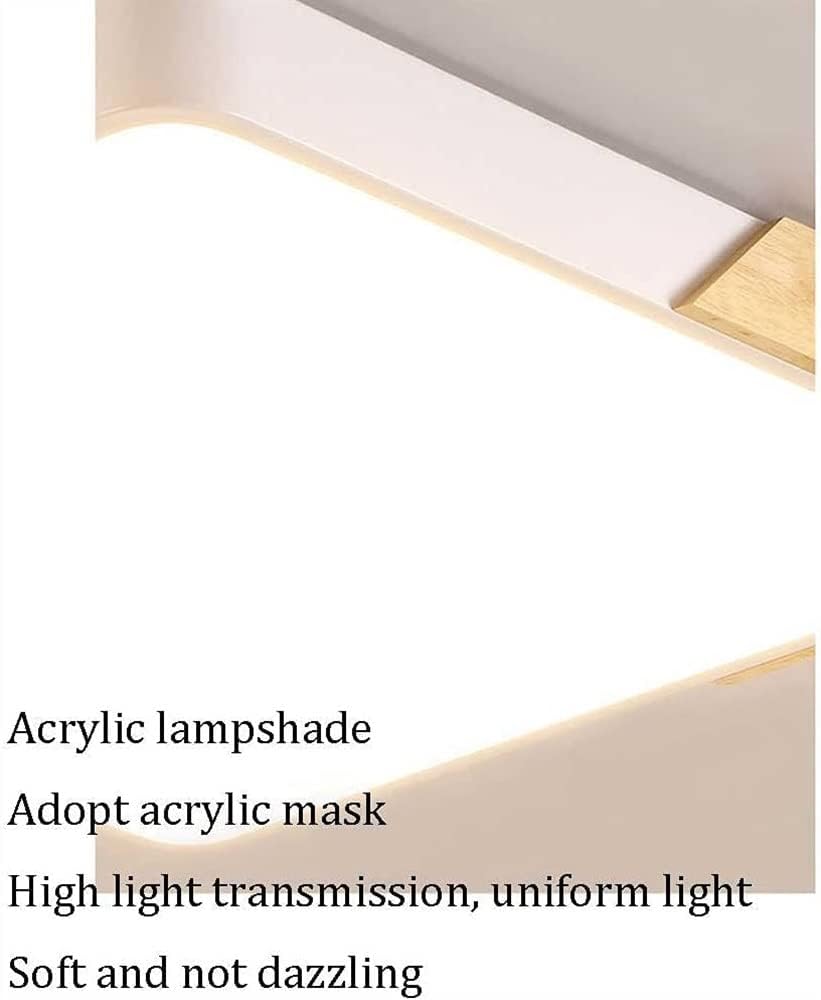 Nordic Square Ceiling Light Ultra-Thin Energy Saving Ceiling Lamp Flush Mount Close to Ceiling Light Fixtures for Corridor Bedroom Study Living Room Balcony ( Color : Yellow-40CM , Size : Neutral Ligh