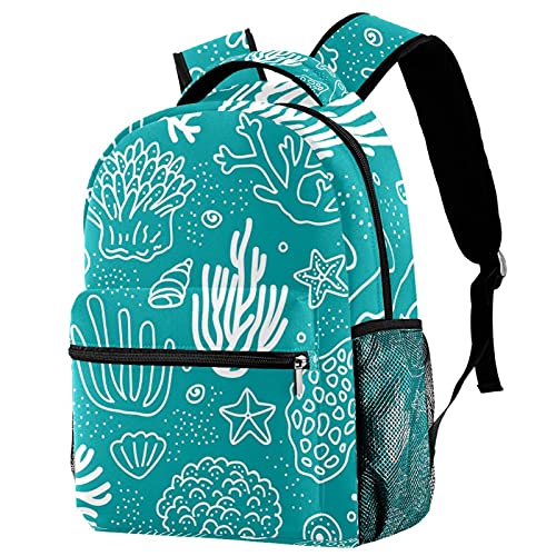 Sac à dos campus blanc coquillage pour transporter livres et gourde sans effort