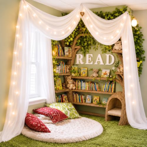 VIHOSE Reading Nook for Kids - Calming Corner Tent Kit with Star Lights Create Cozy Calm Down Corner Reading Tent for Classroom Bedroom Nursery Playhouse