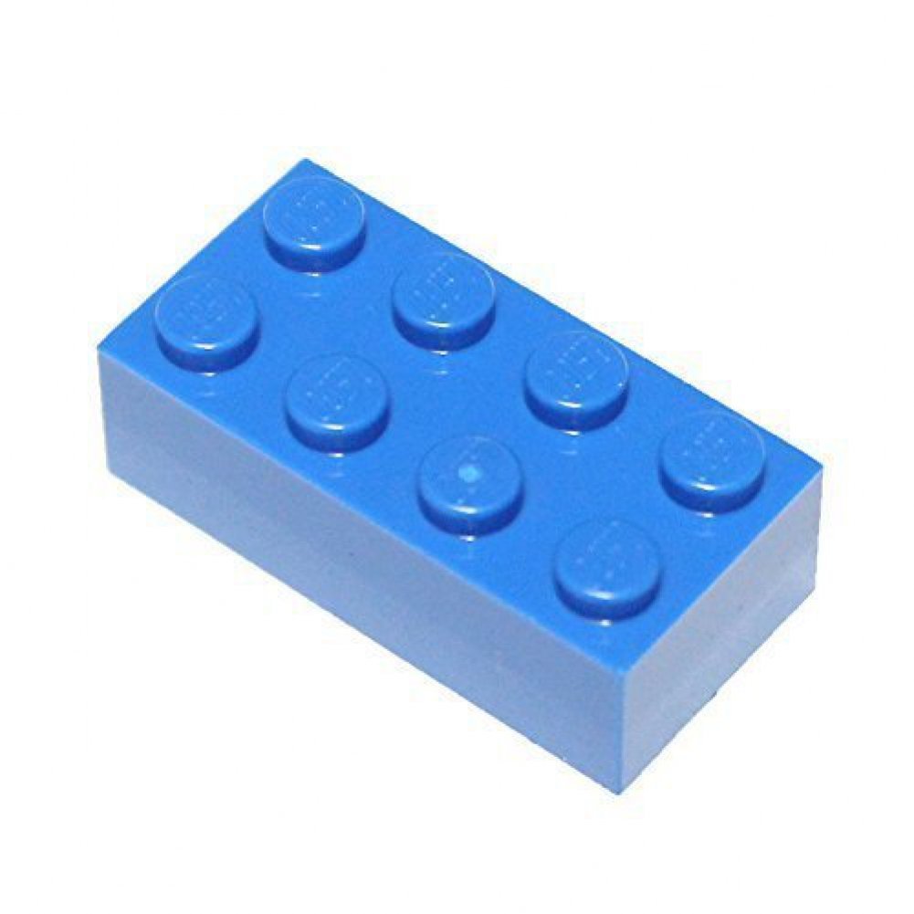 LEGO Parts and Pieces: White 2x4 Brick x100 — view 15