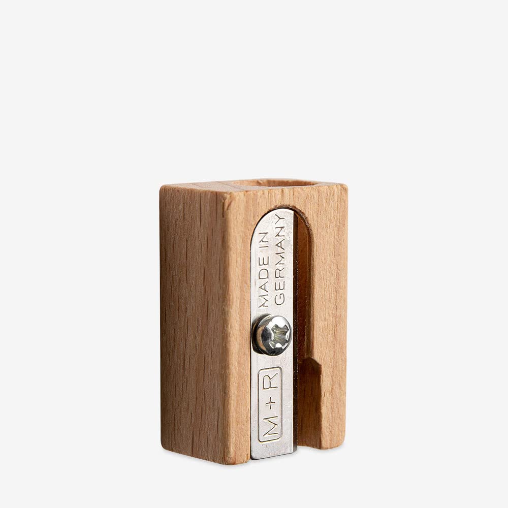 Temperamatite in legno semplice faggio