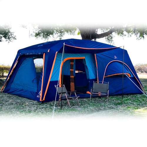 KTT Extra Large Tent 12 Person,Family Cabin...