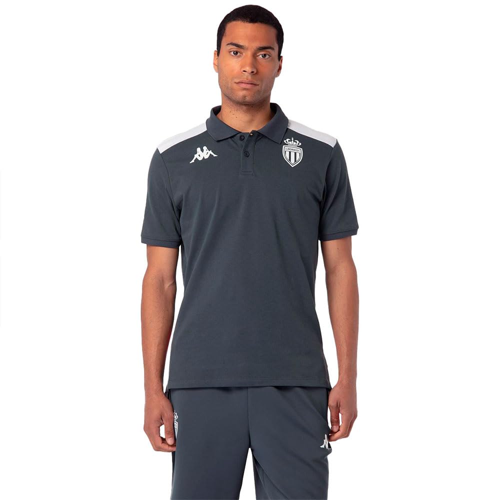 Kappa ACRAMY Monaco Polo ASM | Man | Size M | Grey DK/White/RED
