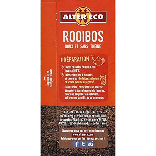 Thé Rooibos Bio Alter Éco lot de 3 la solution naturelle sans caféine - 3