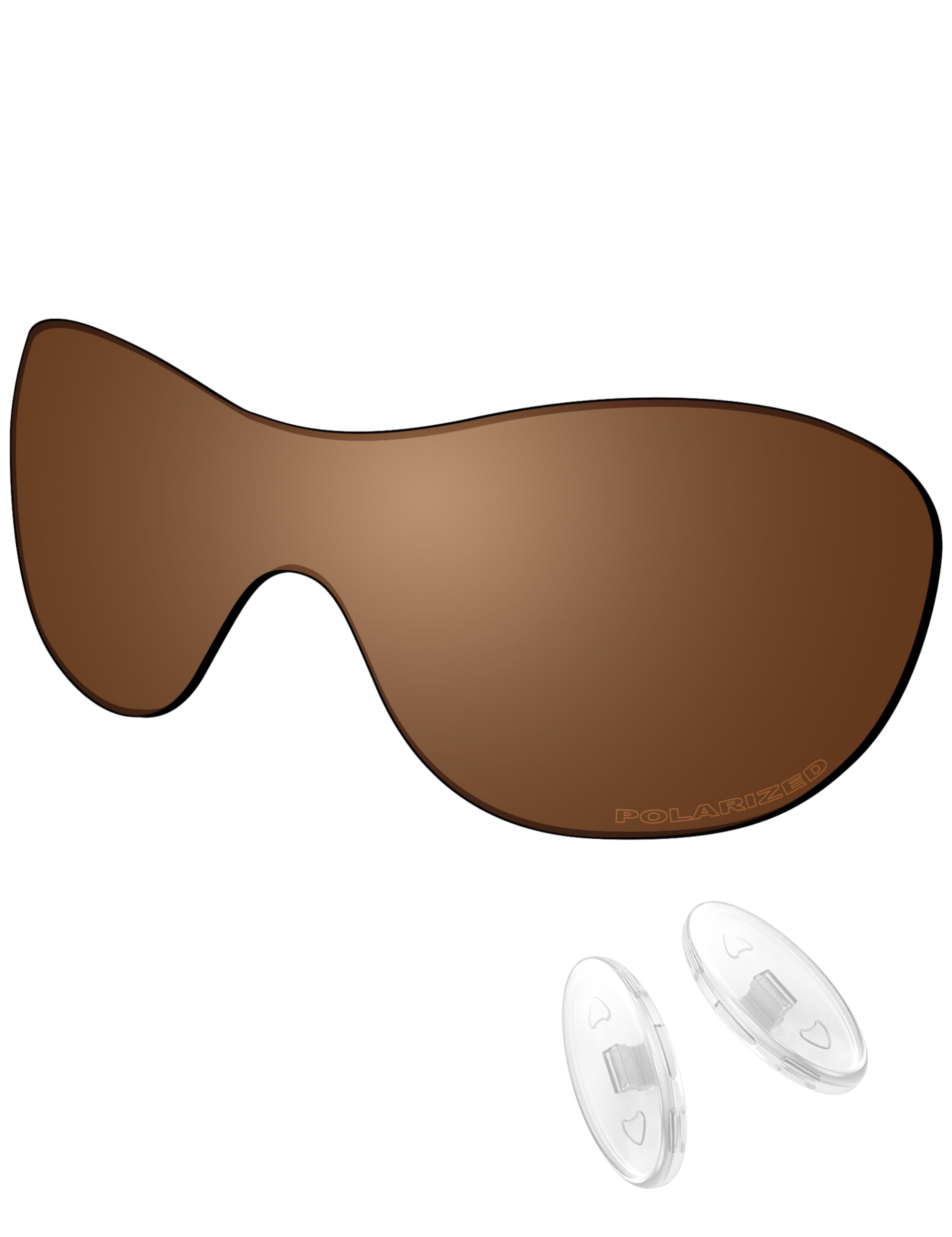 SAUCER Premium Replacement Lenses & Nosepads for Oakley Breathless Sunglasses