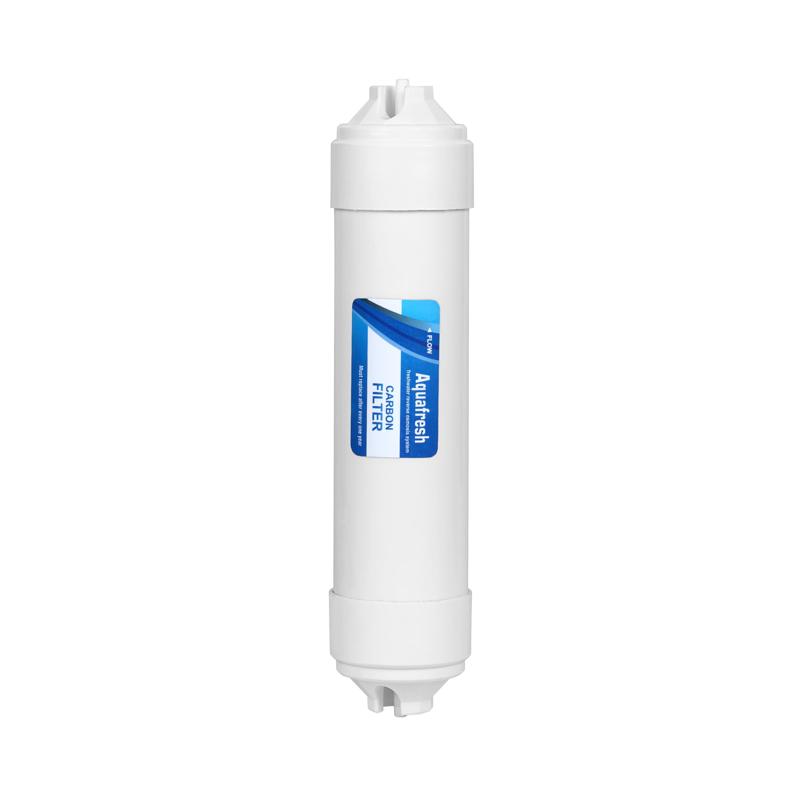 Ruiquan Aqua Fresh Post Carbon Filter with 2 Piece Connectors for RO Water Purifiers (Carbon Filter)-image-21