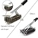 Alago Grill Brush and Scraper - 18 Inches 3 in 1 Clean Stainless Steel Barbecue Brush with Triple Head Scrubber and Cleaner,Perfect Grill Accessories Gift for All Barbecue Lovers