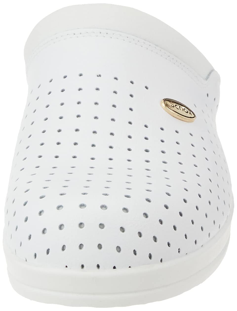 Scholl Clog Backguard, Zoccoli Sanitari Medicali Unisex - Adulto, Bianco, 37 EU