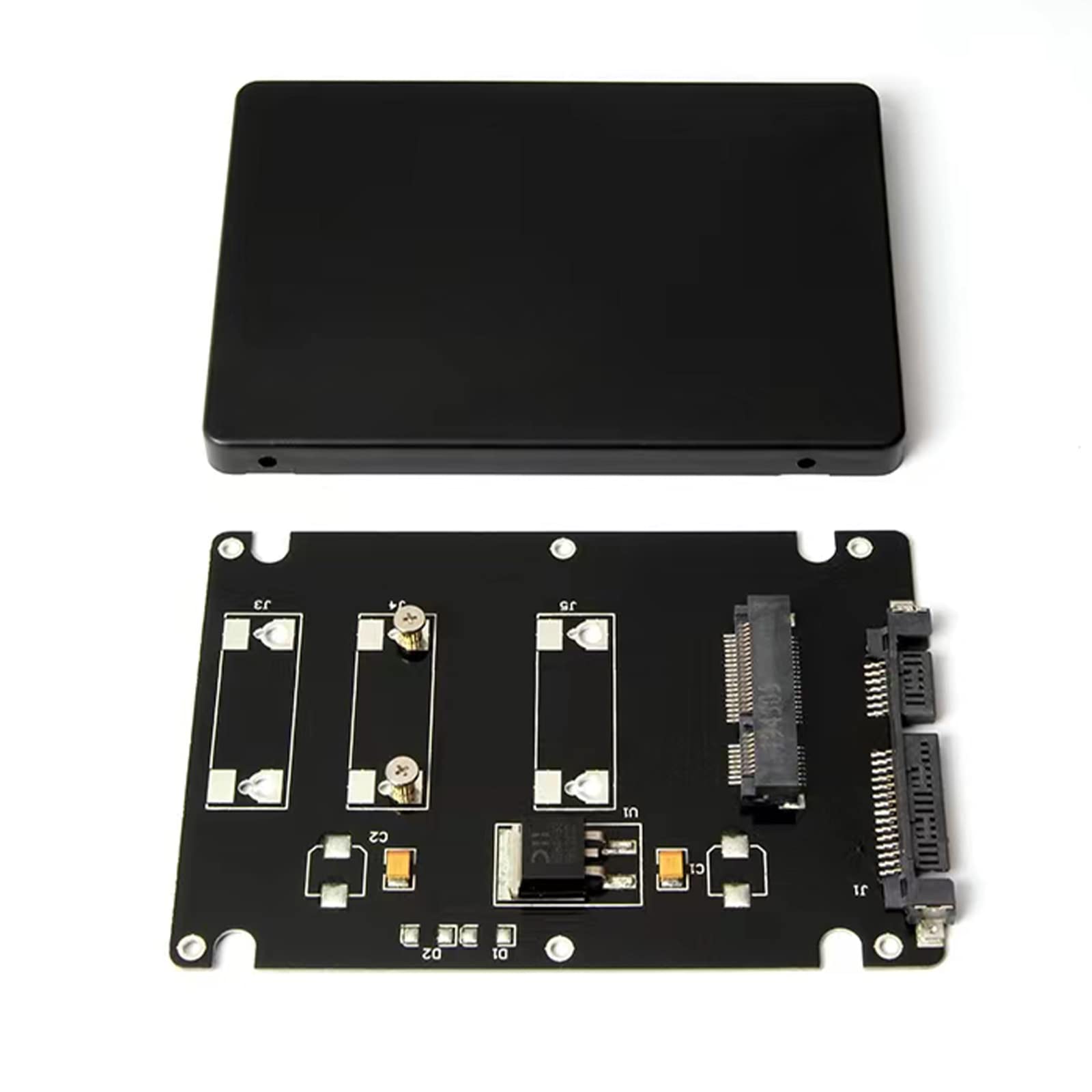 New 1 * Converter with Mounting Screws, PCI-E mSATA SSD to 2.5