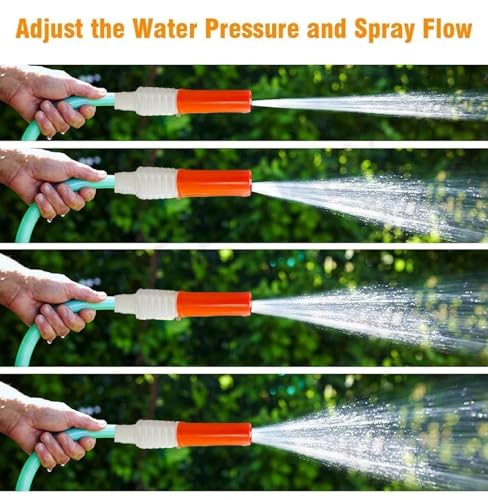 Image of Heavy-Duty Braided Garden Hose Pipe | 0.75 Inch | 3-Layer Outdoor Hose with Spray Gun, Connectors| Tap Connector| 2 Jointers | 2 Single Water Sprayer (5 Meter)
