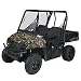 Classic Accessories QuadGear Black UTV Front Windshield (Polaris Ranger 400, 570, 800)