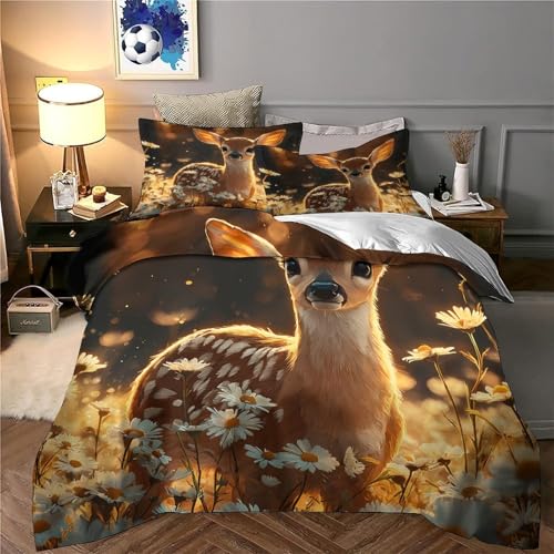 Housse de couette 3D axolotl imprimée parure de lit microfibre hypoallergénique - 6