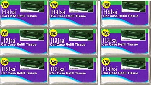 9 Pack HALSA Refill Tissues for Tempo Car Visor Tissue Holder image 2