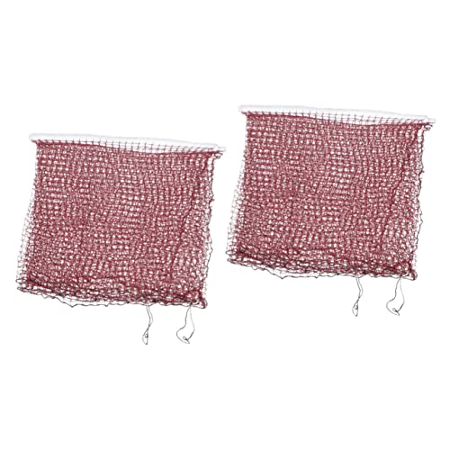 POPETPOP 2pcs Folding Badminton Net Sports Netting Badminton Practice Net Outdoor for