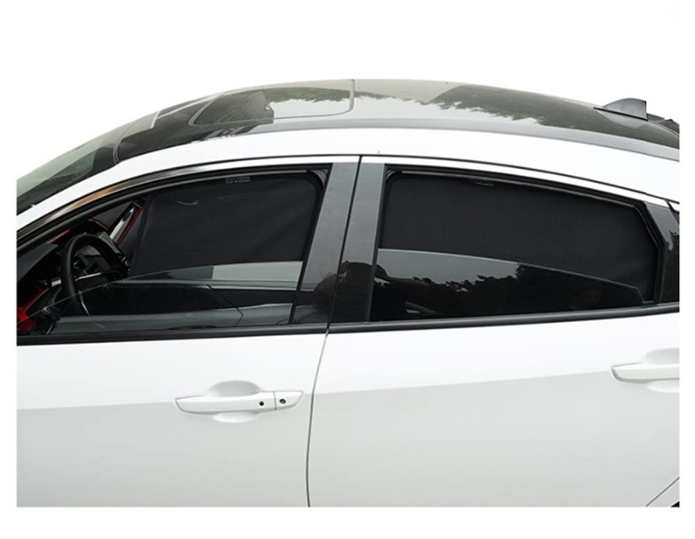 Coche Sun Shade para Parasol Magnético para Ventana Lateral De Coche Parasol para Ventana De Coche para CRV 2010 2011 2007 2008 2009 Parasoles para Coche (Color : 2PCS Rear)