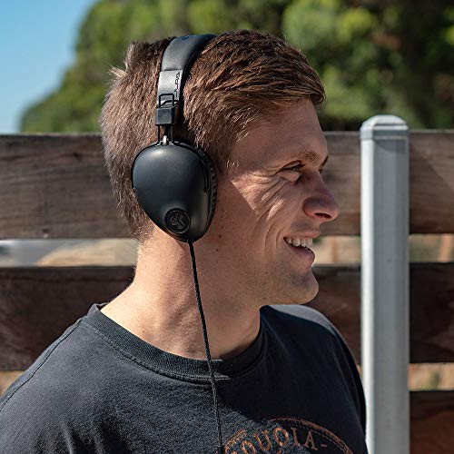 Jlab Studio Pro Over-Ear Headphones | Wired Headphones | Tangle Free Cord | Ultra-Plush Faux Leather With Cloud Foam Cushions | 40Mm Neodymium Drivers With C3 Sound | Black #TOP5