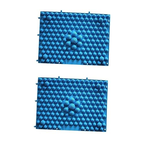 Beavorty 2pcs Foot Massage Mat Acupuncture Mat Foot Massage Plate Pebble Mat