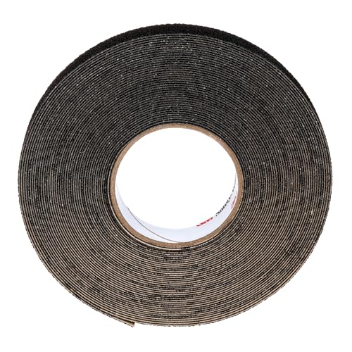 Image of 3M Safety-Walk Slip-Resistant Medium Resilient Tapes & Treads 310, Black, 1 in x 60 ft, Roll, 4 /Case