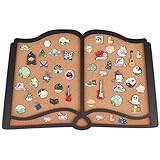 BENECREAT Pinnwand aus Kork, Wandmontage, Korktafel zur Aufbewahrung von Broschen, Büro, Zuhause und Schule, 39 x 25 cm