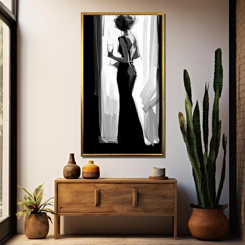Peinture sur toile glamour chic de qualité supérieure