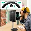 Rigych Microphone Isolation Shield with Mic Stand, Sound Proof Mic Isolation Shield, High Density Absorbent Foam Microphone Stand for Recording Studio Vocal Booth Equipment, 5 Panels #2