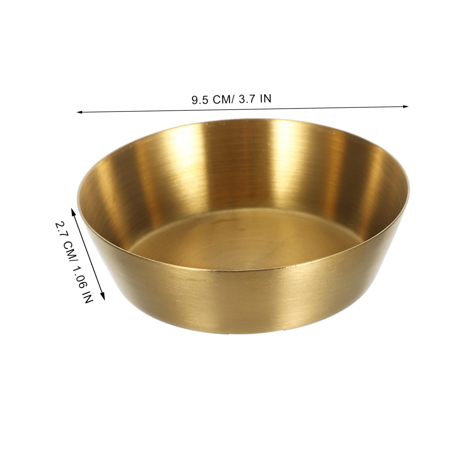 SOLUSTRE Stainless Steel Snack Bowls Antique Finish Individual Portion Cups for Sauces Condiments and Appetizers Ramekins for Home and Restaurant Use