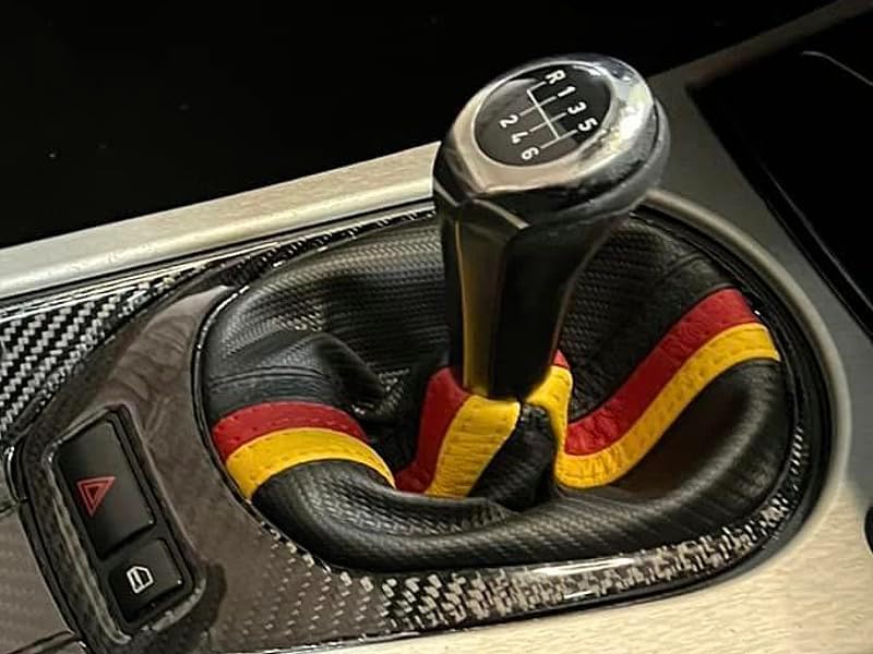 Miniatura 7 de RedlineGoods Botas de cambios compatibles con BMW Z4 2002-08. Gamuza negra (Alcantara)  hilo plateado