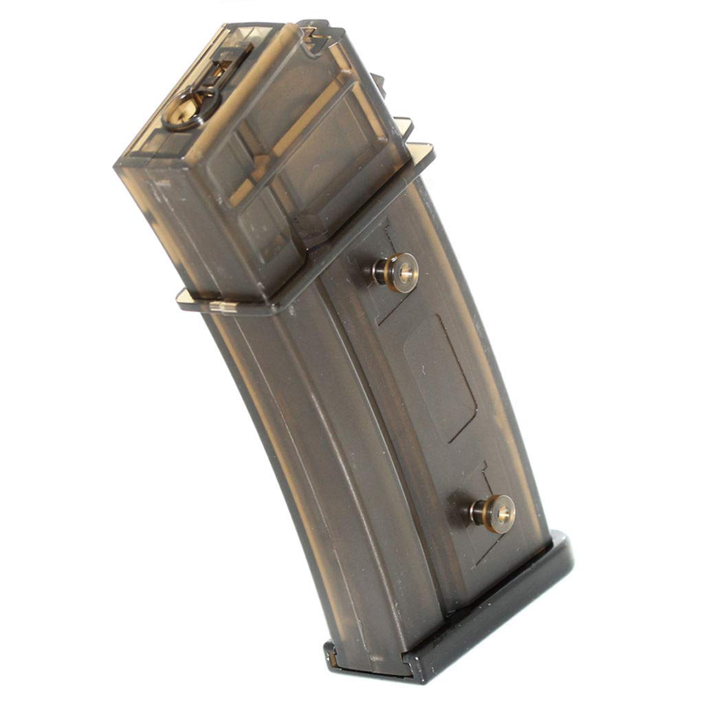 Generica Airsoft Spare Parts CYMA 130rd Mid-Cap Mag Magazine for G36 AEG Semi-Transparent Brown