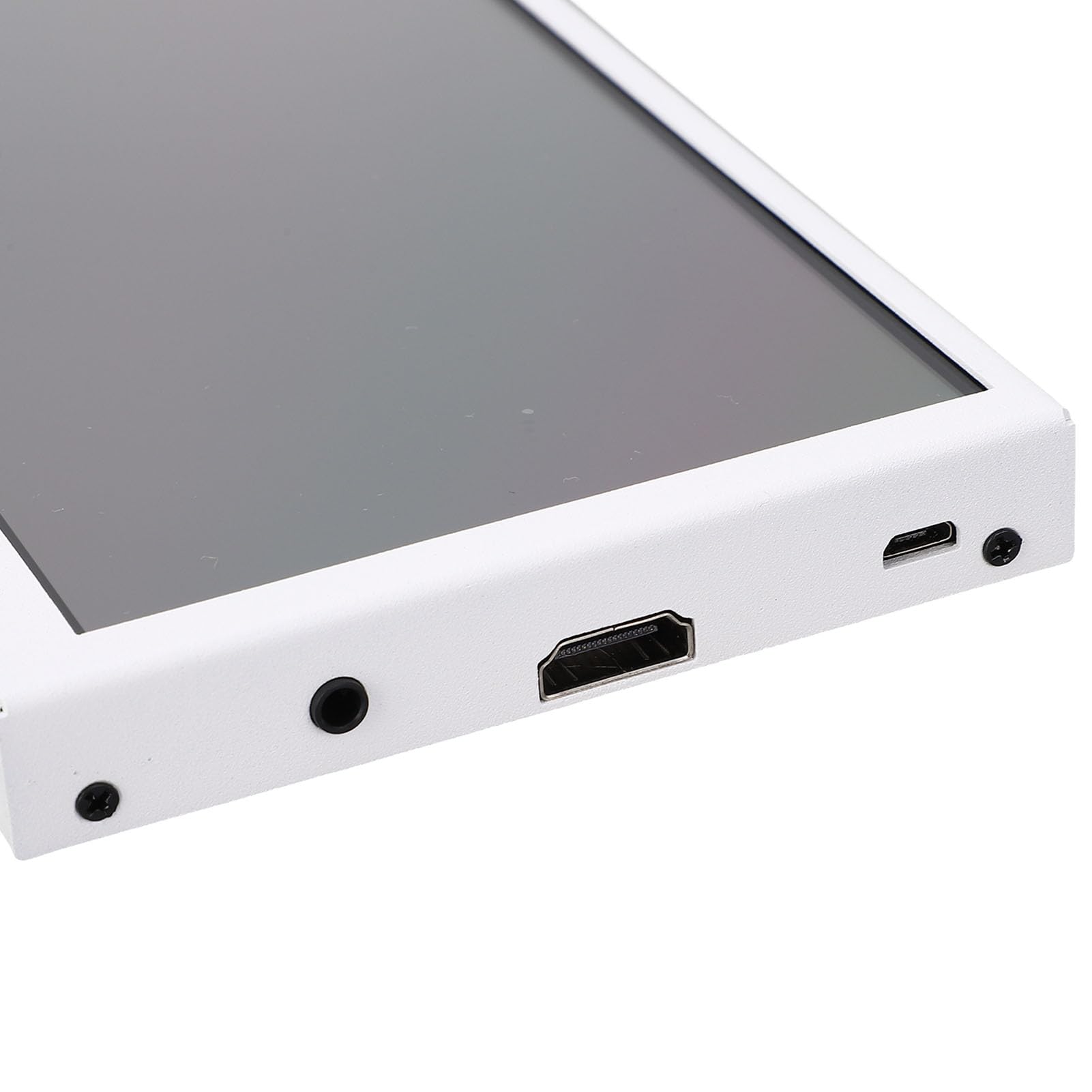 Przenośny Ekran Dotykowy LCD o Przekątnej 7 Cali, Mały Wyświetlacz IPS 1024 X 600 - Interfejs Multimedialny, Szybka Reakcja na Dotyk, Dwa Zintegrowane Głośniki do Komputera PC,