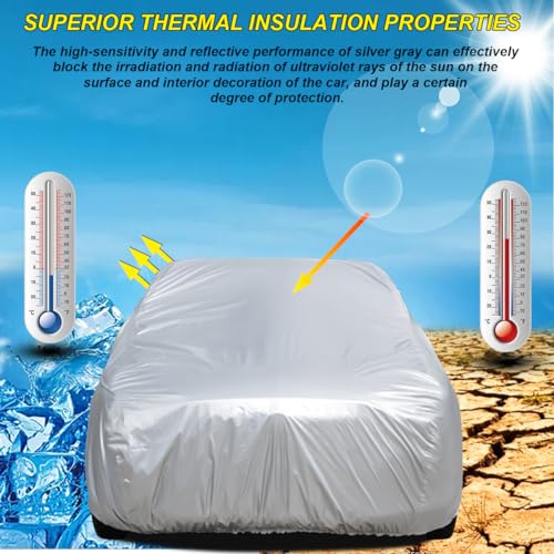 Funda de coche impermeable y transpirable JNNJ 3M resistente a los arañazos 6