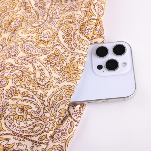 Image of Scarlet Darkness Summer Dresses for Women 2026 Floral Corset Dress Long Milkmaid Dress with Pocket