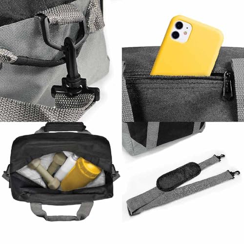 Image of DALIX 14 inch Small Duffle Bag Two Toned Gym Travel Bag