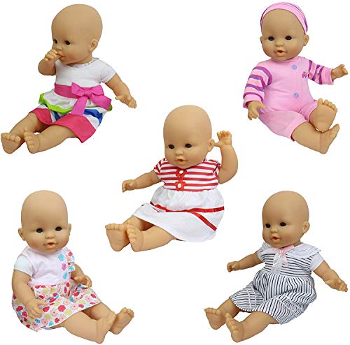 ZITA ELEMENT 8 Sets American 18" Girl/Baby Alive Clothes Dress for 14"-16" & 18" Dolls - Thumbnail 4