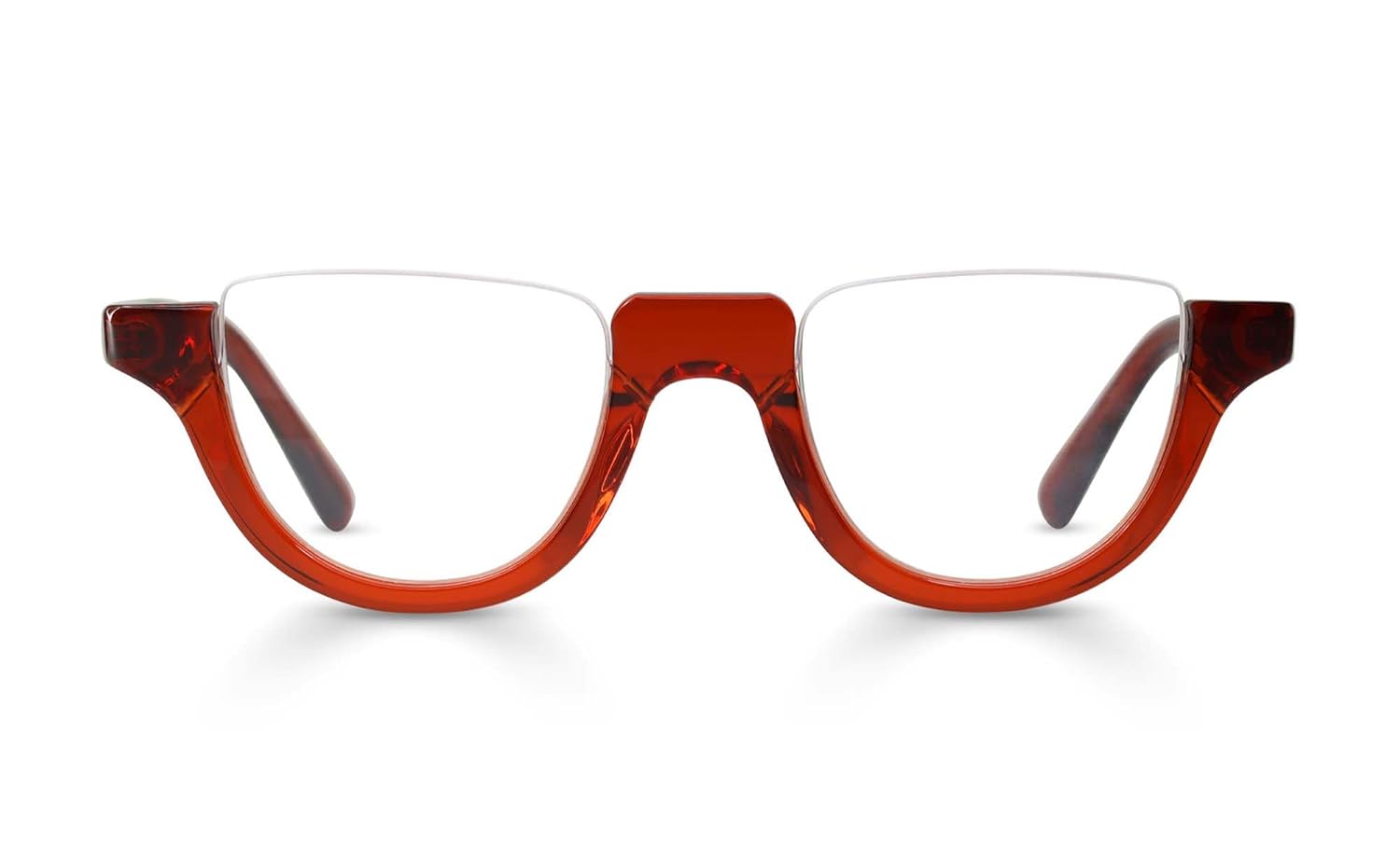 eyebobs - Deep Lee Premium Reading Glasses for Men and Women Half Rim Frame for Average Faces Available