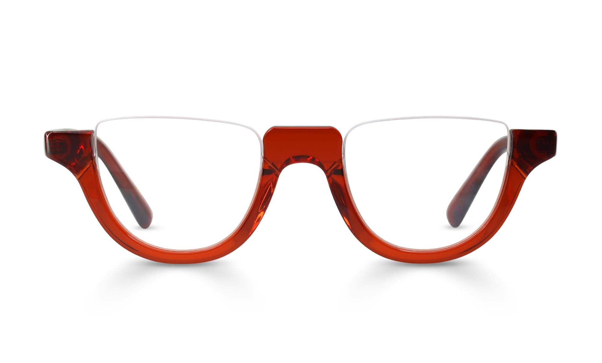 eyebobs - Deep Lee Premium Reading Glasses for Men and Women Half Rim Frame for Average Faces Available