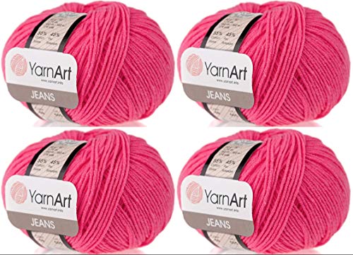 Image of YarnArt Cotton Blend Amigurumi Yarn - Cotton Acrylic Blend Yarn for Knitting & Crochet, Soft & Durable Yarn for Amigurumi, Baby Items and Garments