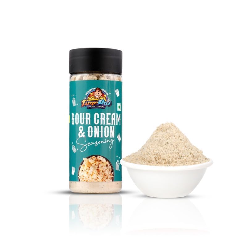 Image of Time Out Popcorn Mexican Cheese and Sour Cream n Onion Powder, Multi Use Seasoning For Pop corn, Snacks, Pack of 2, 100g